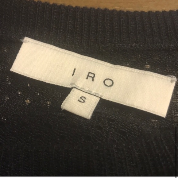 Iro small open knit sweater/shirt longer length - Picture 5 of 5